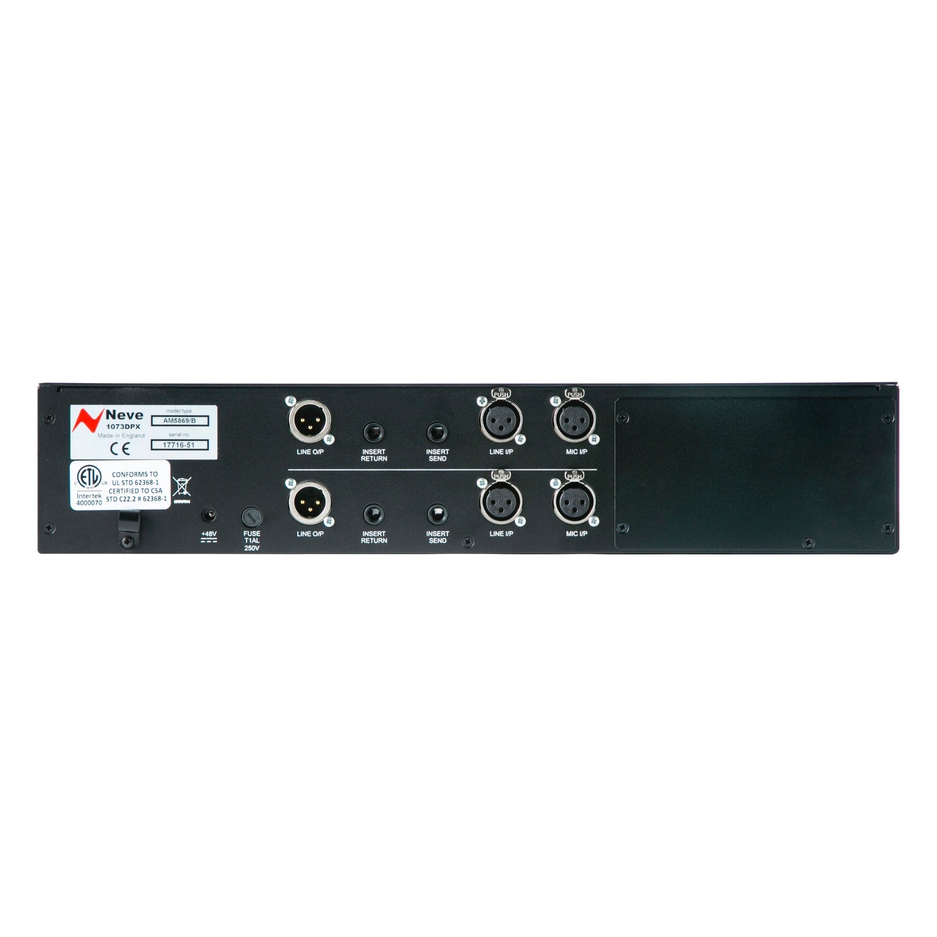 AMS Neve 1073DPX Dual-Channel Microphone Preamp and EQ