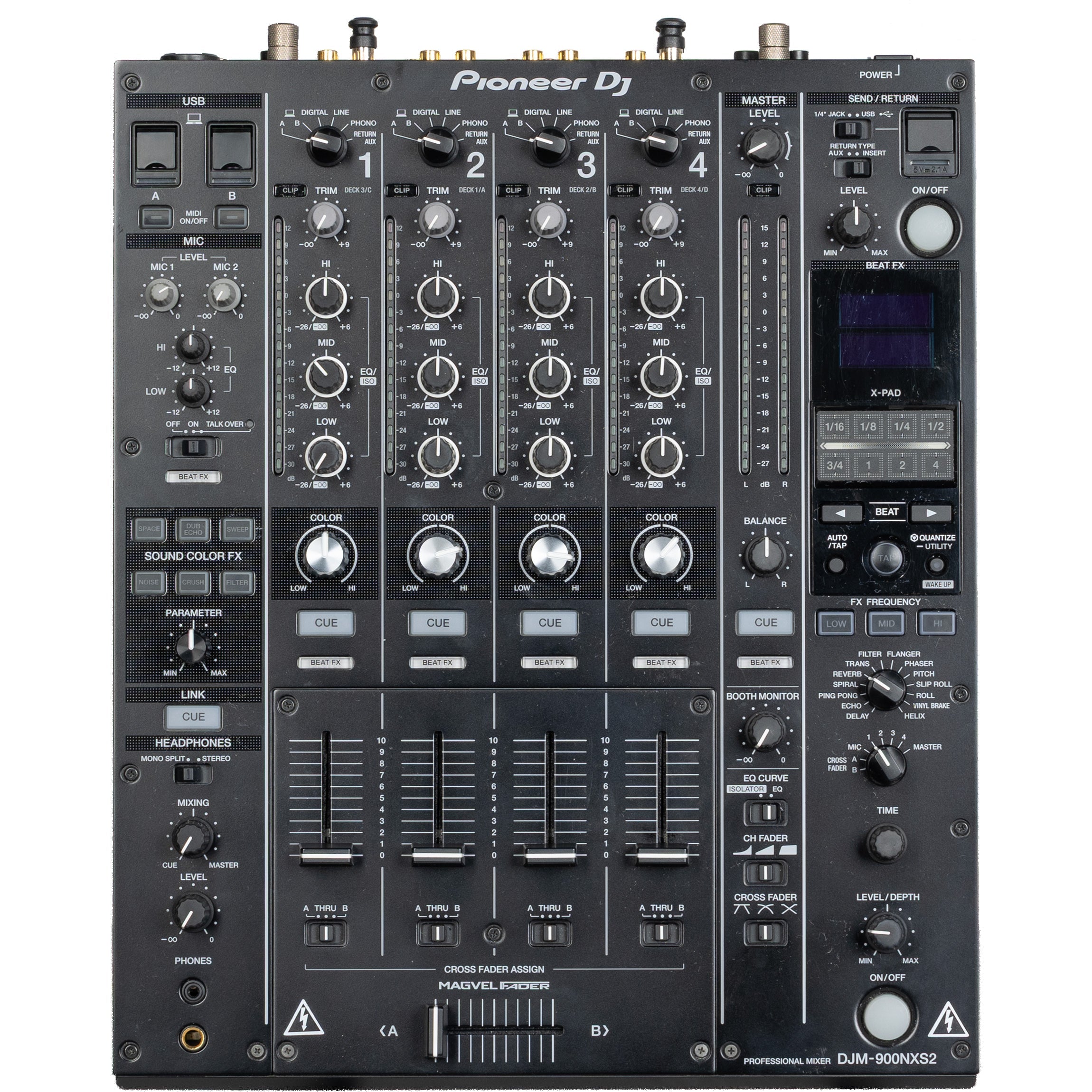 Pioneer DJM-900NXS2 4-Channel DJ Mixer