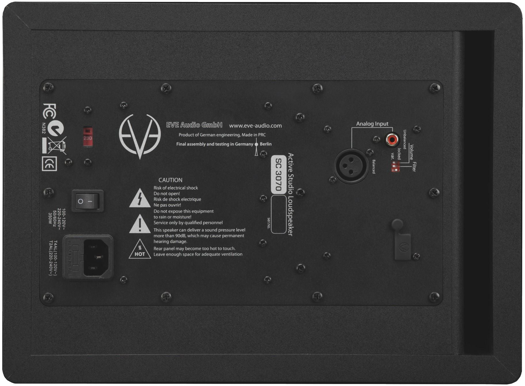 Eve Audio SC3070 3-Way 7" Active Studio Monitor
