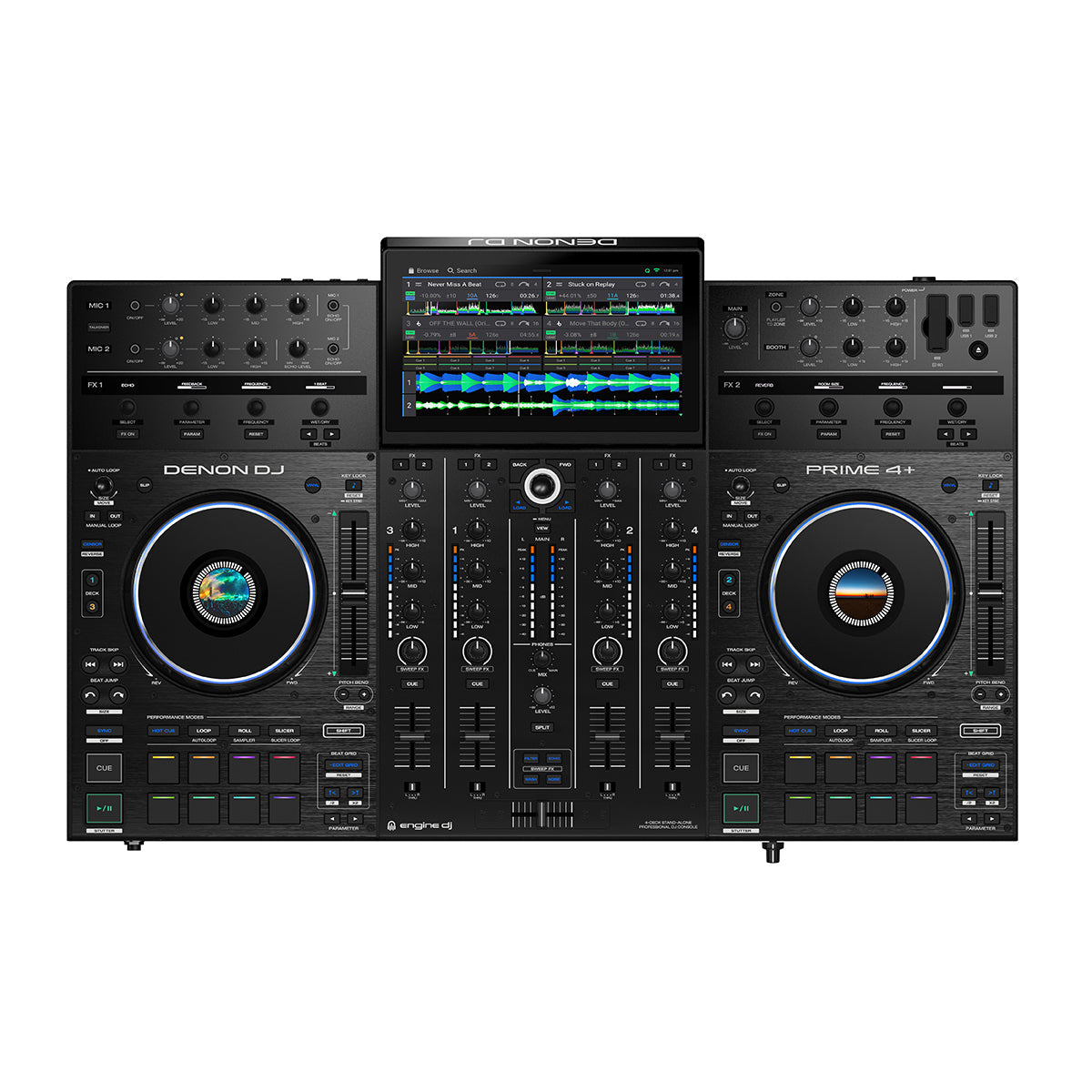 Denon DJ PRIME 4+ 4-Deck Standalone DJ System