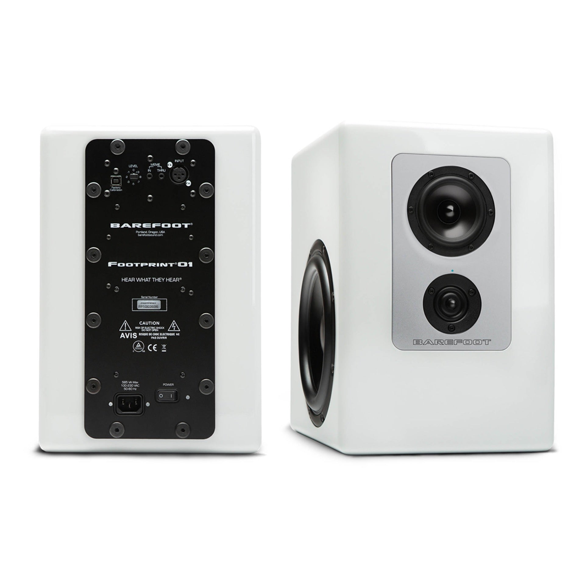 Barefoot Sound Footprint01 3-Way Active Studio Monitors (Pair)