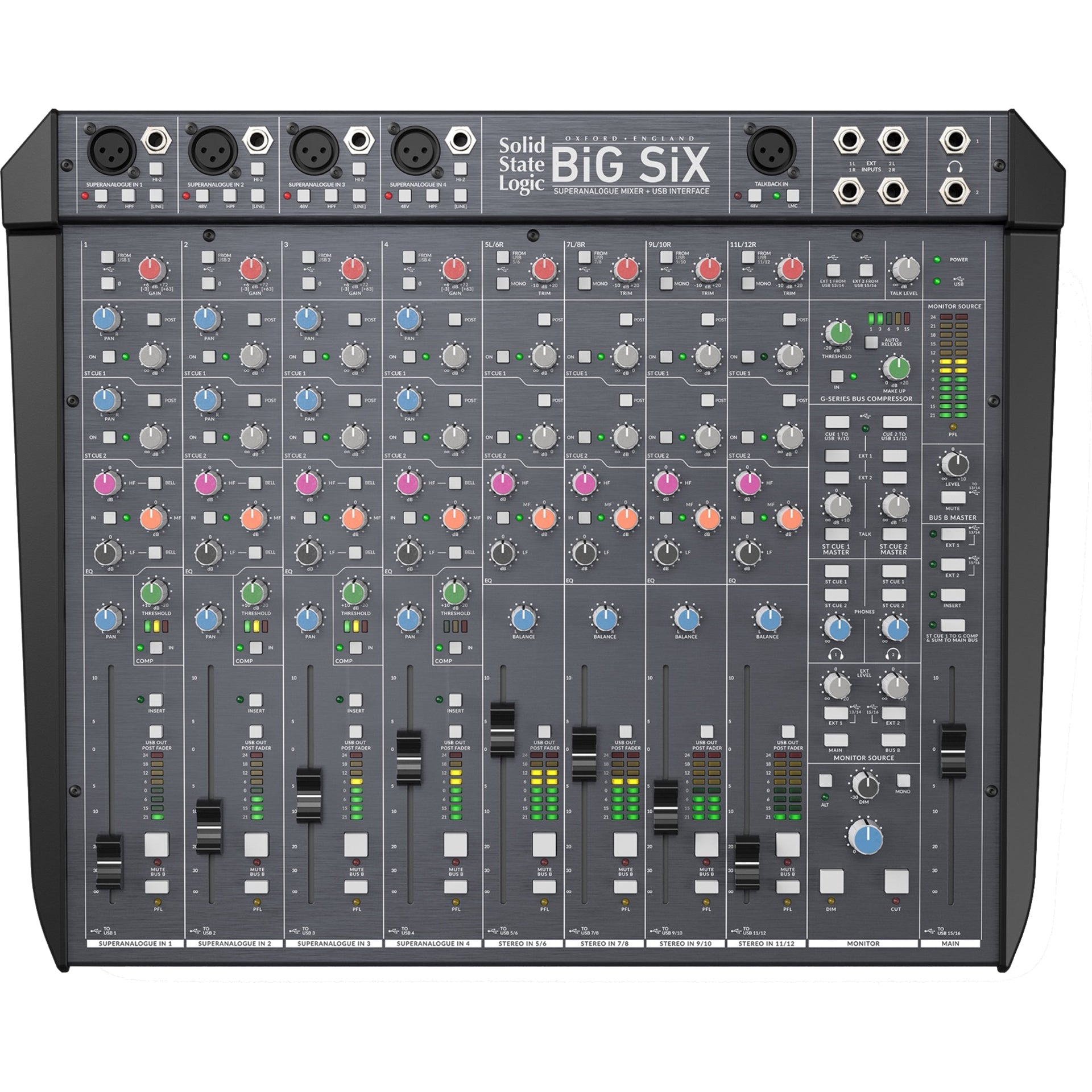 Solid State Logic BiG SiX mixer and USB audio interface